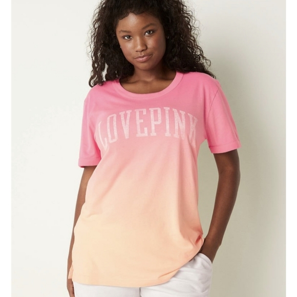 PINK Victoria's Secret Tops - VS Pink Ringer Tee